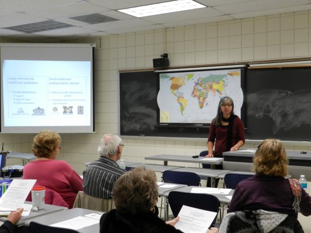 A world map is an appropriate backdrop when talking about distribution